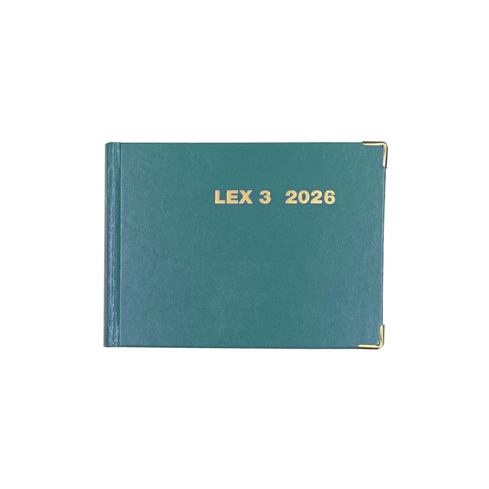 Agenda Legale LEX 3 – 2026 – DISPONIBILE PER LA SPEDIZIONE!